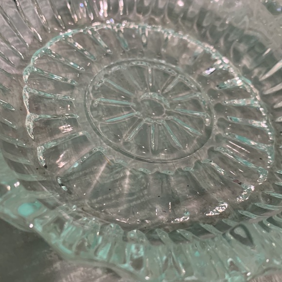 Vintage Hollywood Retro crystal pen holder/trinket tray - Picture 3 of 4